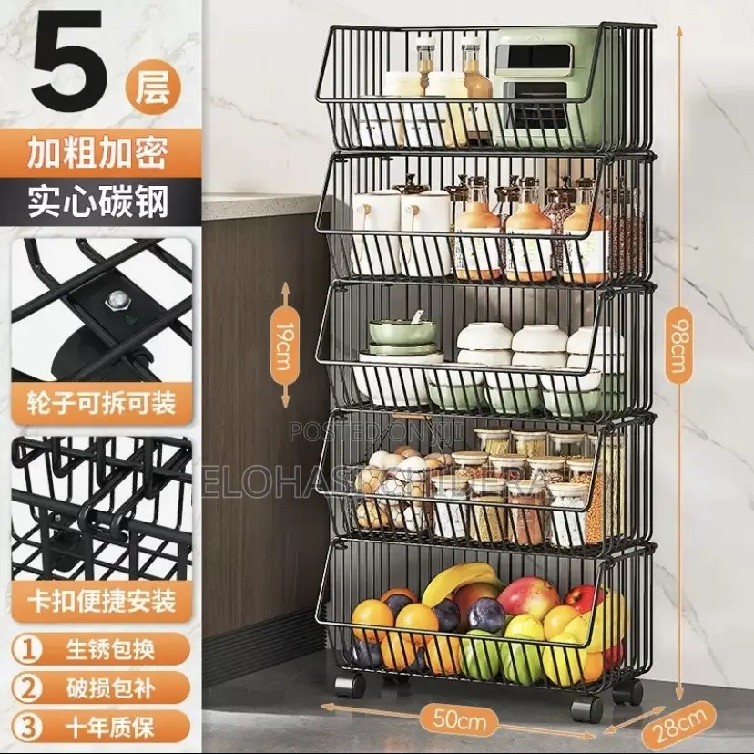 5 Layer Kitchen Storage Rack