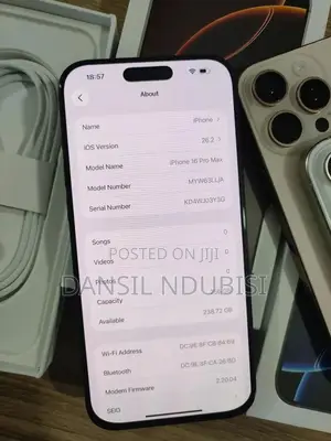 Apple iPhone 16 Pro Max 256 GB White