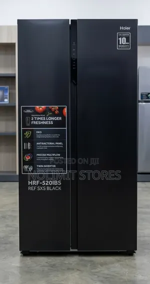 Haier Thermocool HRF-520ibs Ref SXS Black