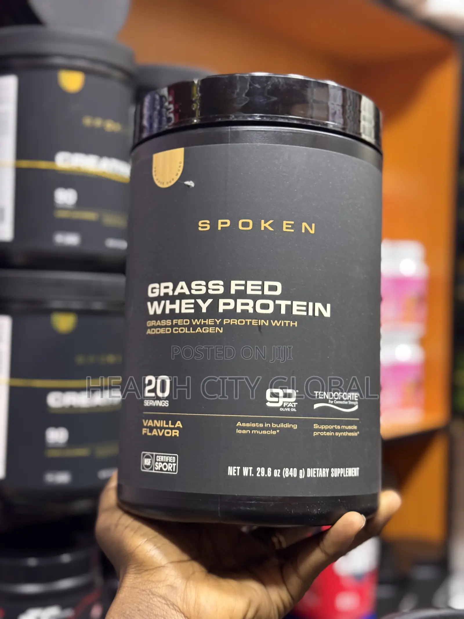 Grass-Fed Whey Protein - Vanilla Flavor