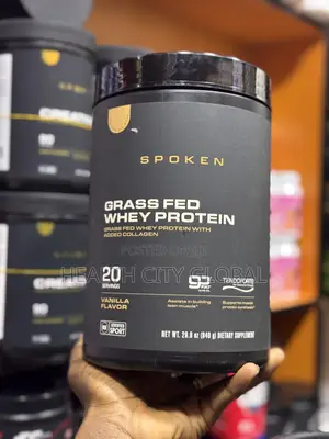 Grass-Fed Whey Protein - Vanilla Flavor