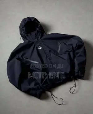 Cropped Windbreaker Jacket