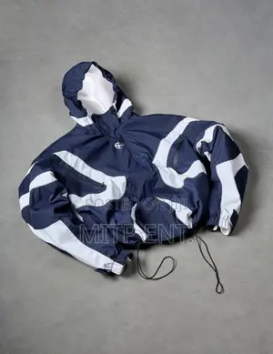 Cropped Windbreaker Jacket