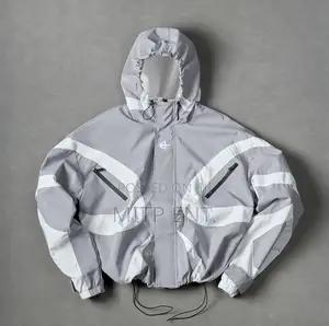 Cropped Windbreaker Jacket