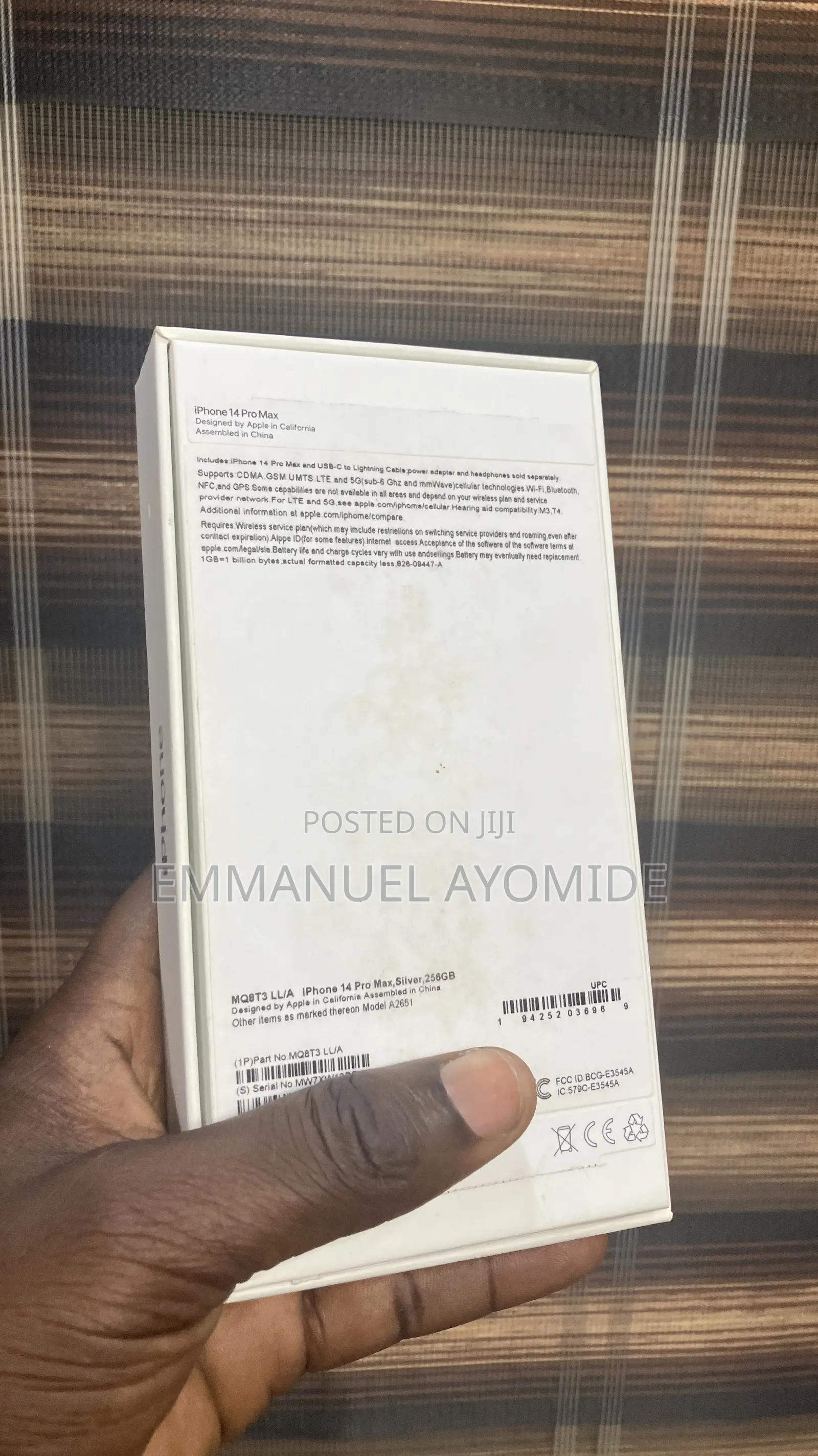 New Apple iPhone 16 Pro Max 256 GB Blue