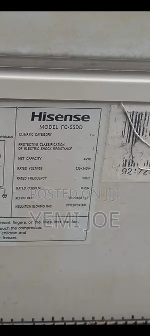 Hisense Chest Freezer, 420 Litres