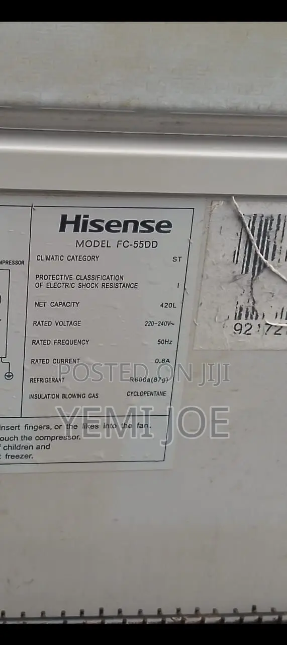 Hisense Chest Freezer, 420 Litres
