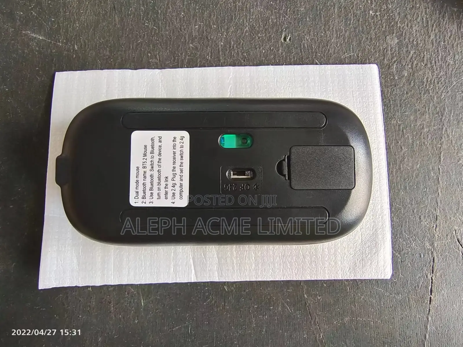 Premium 2.4ghz Rechargeable Wireless Mouse + Free Mousepad