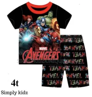 Avengers Cartoon Character Pyjamas - 4t