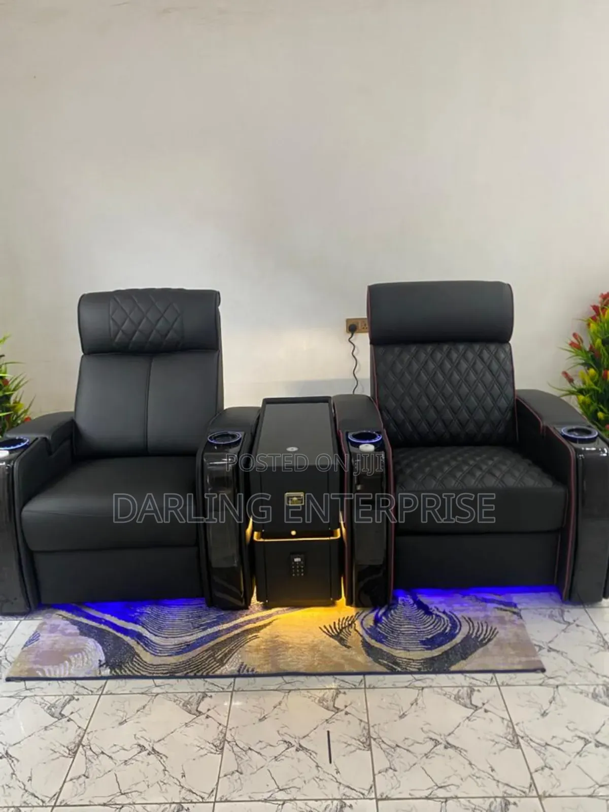 Black Leather Executive Dining Chair