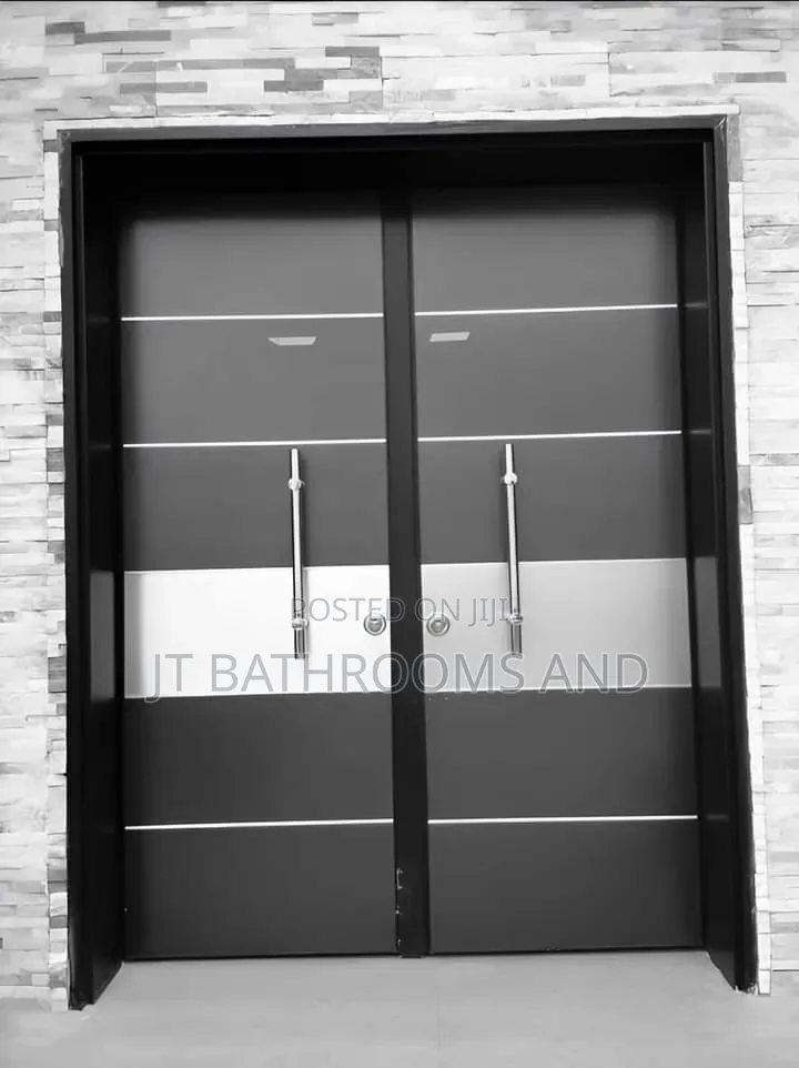 Modern Double-Leaf Security Entrance