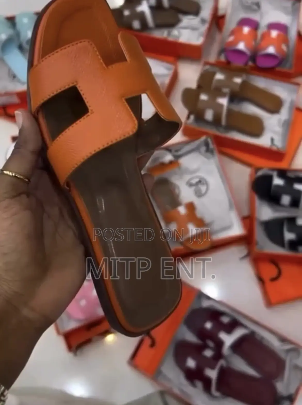 Hermes Oran Slippers