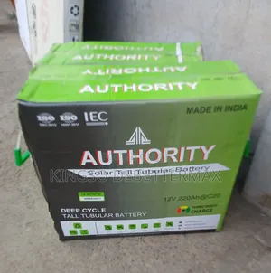 Authority Tall Tubular Battery 12v220ah