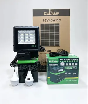 Cclamp 12v 360wh Solar Power System Kits With 40w Solar Panel