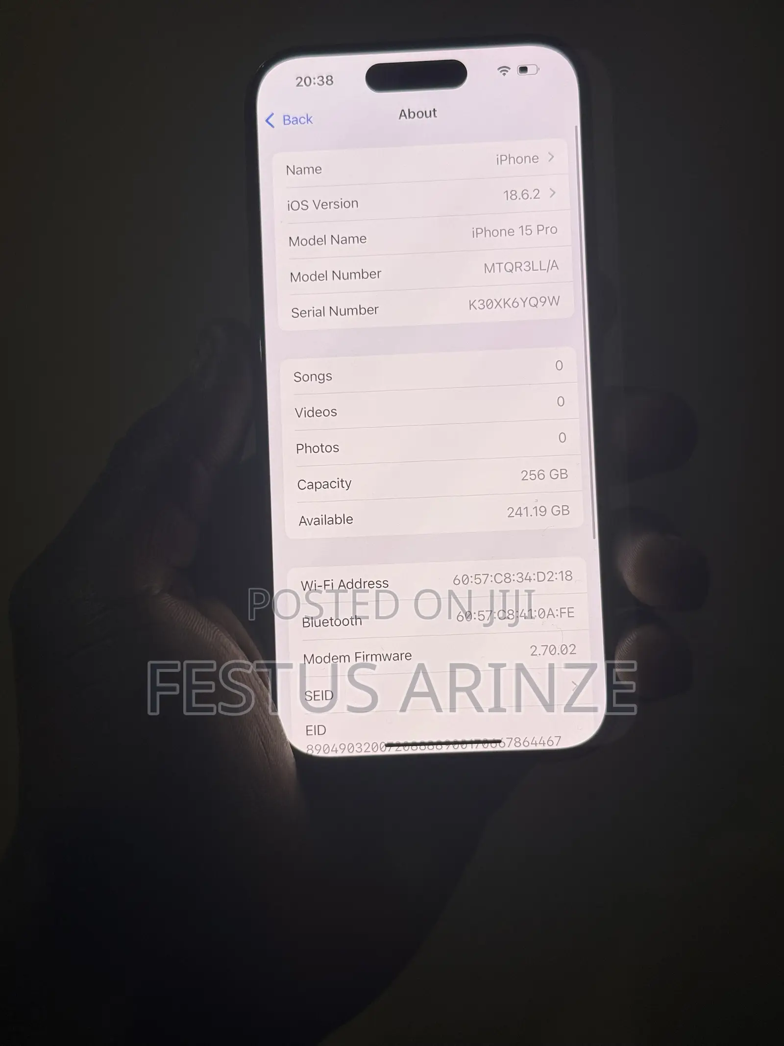 Apple iPhone 15 Pro 256 GB Black