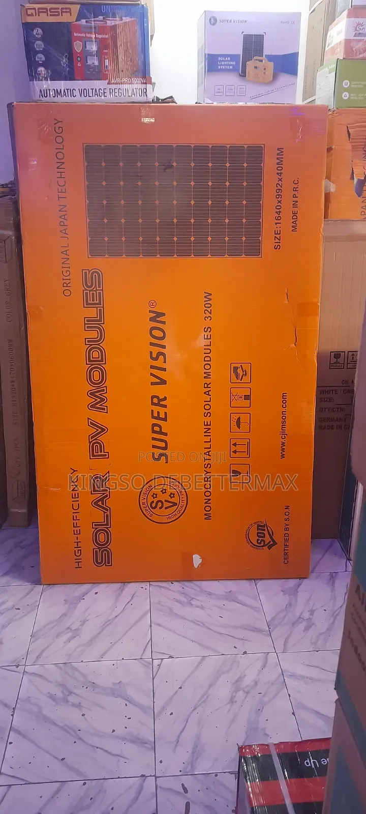 Super Vision Solar Panel 320watts