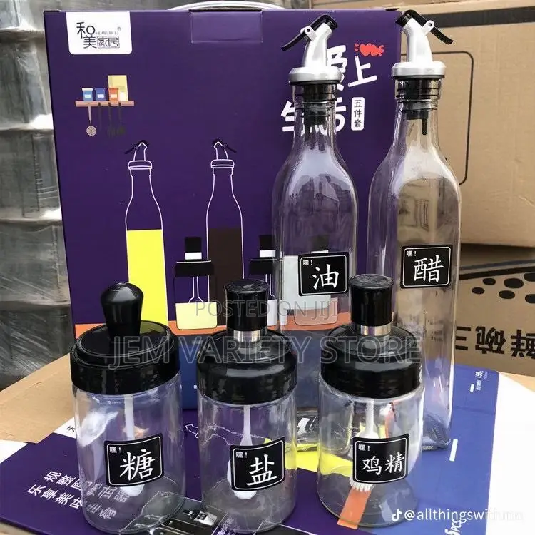 5in1 Oil Bottle Set