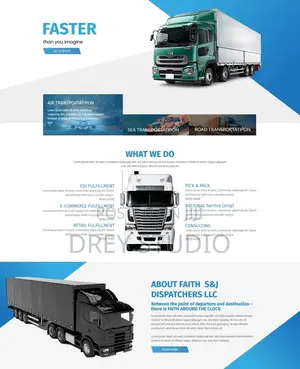 Logistics and Carrier Company Website