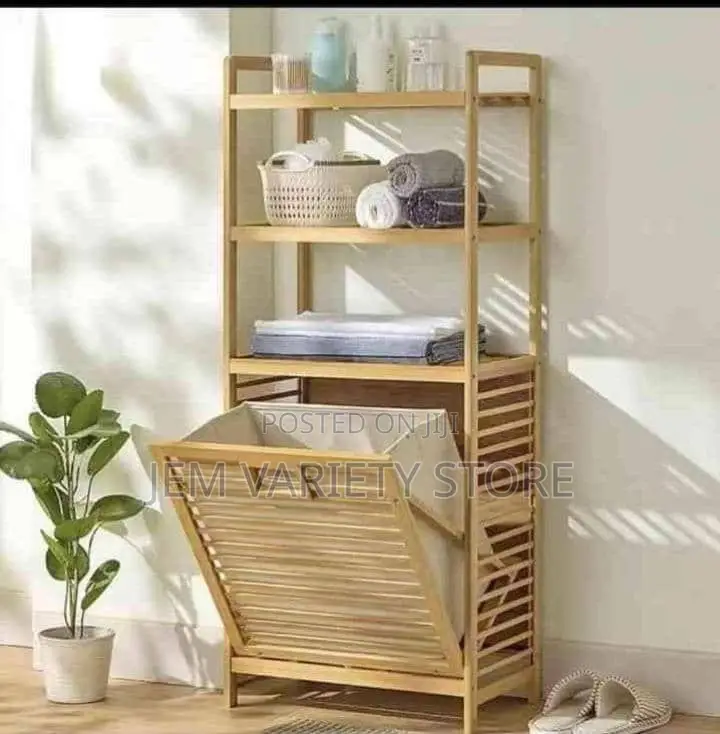 Bamboo Clothes Storage Rack