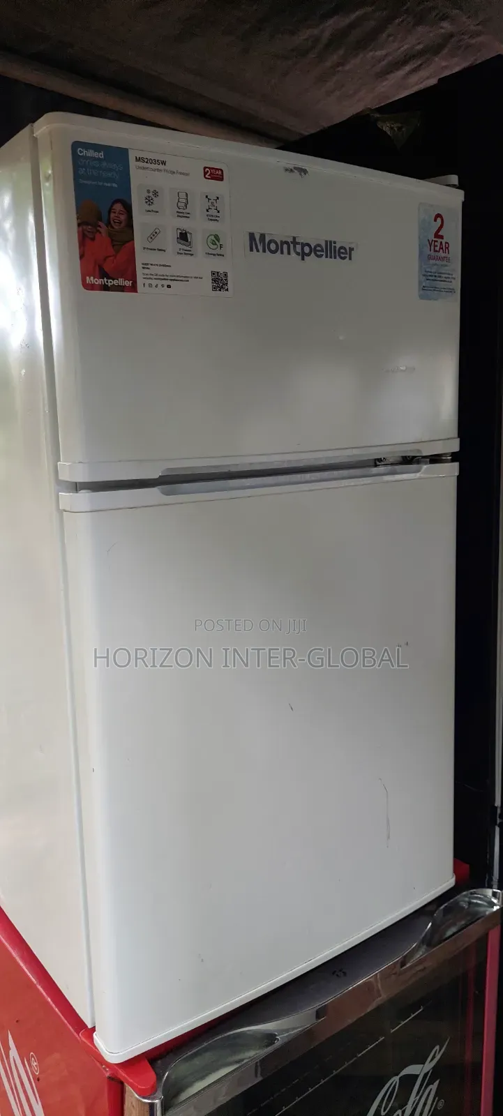 Montpellier Portable Double Door Refrigerator
