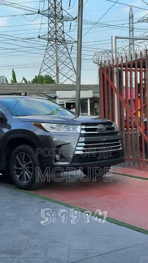 Toyota Highlander Hybrid XLE (3.5L 6cyl) 2017 Gray