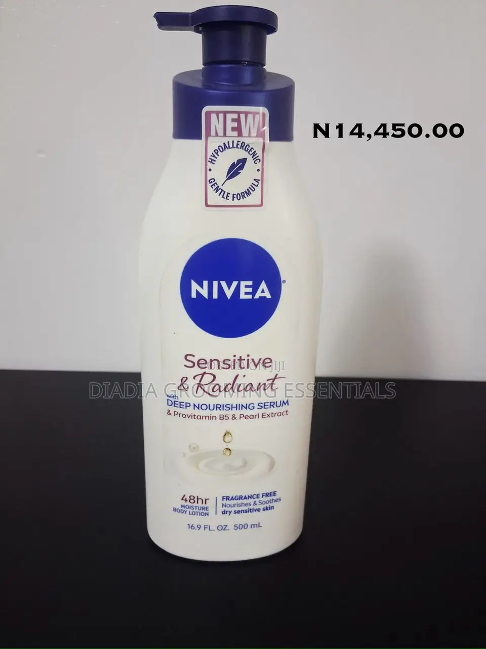 Nivea Sensitive Radiant Body Lotion