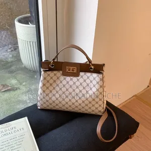 Barley Bag — Monogram Print Tote Bag