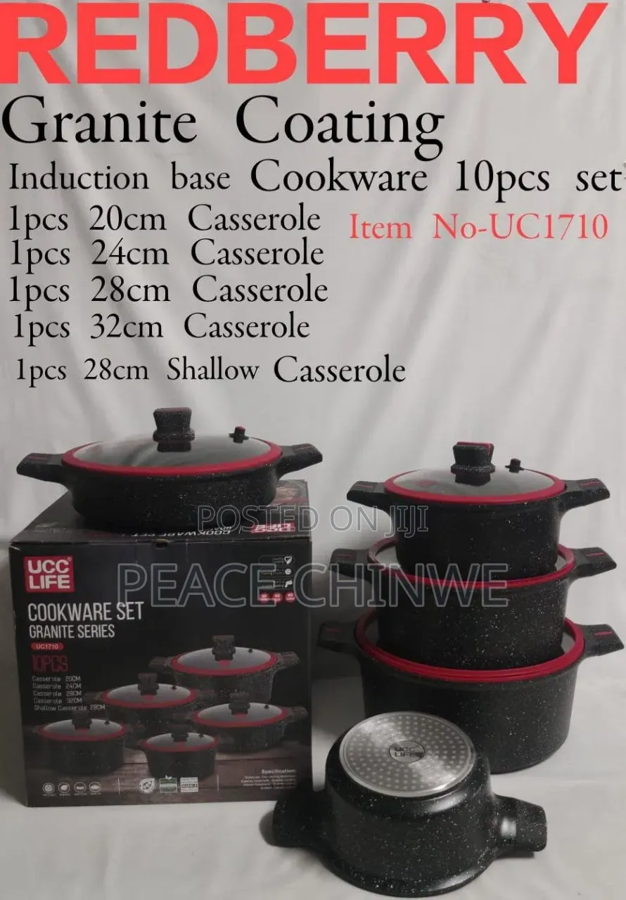 Granite 10pcs Cookware Set