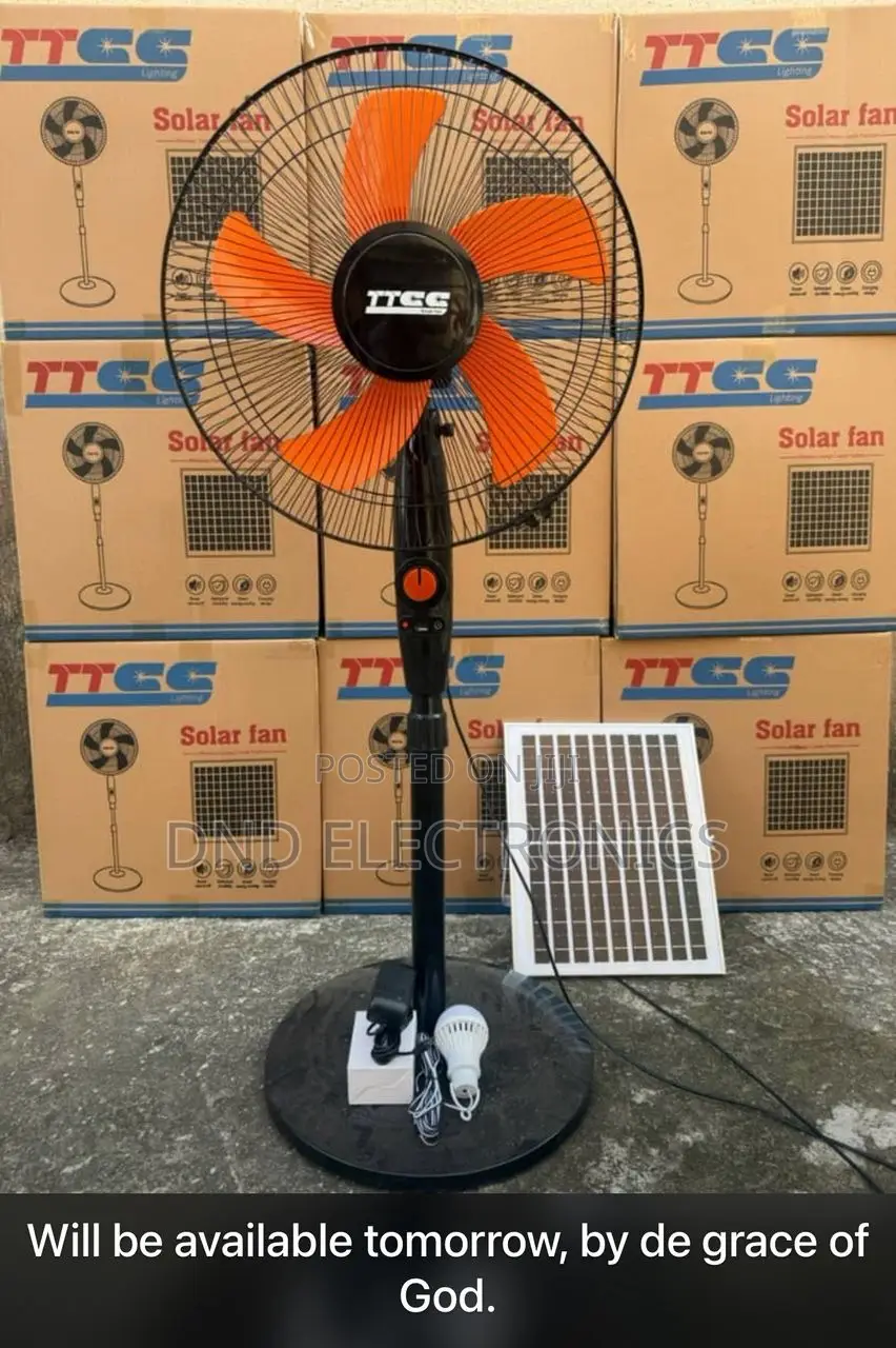 Solar 16inches Standing Fans Dc