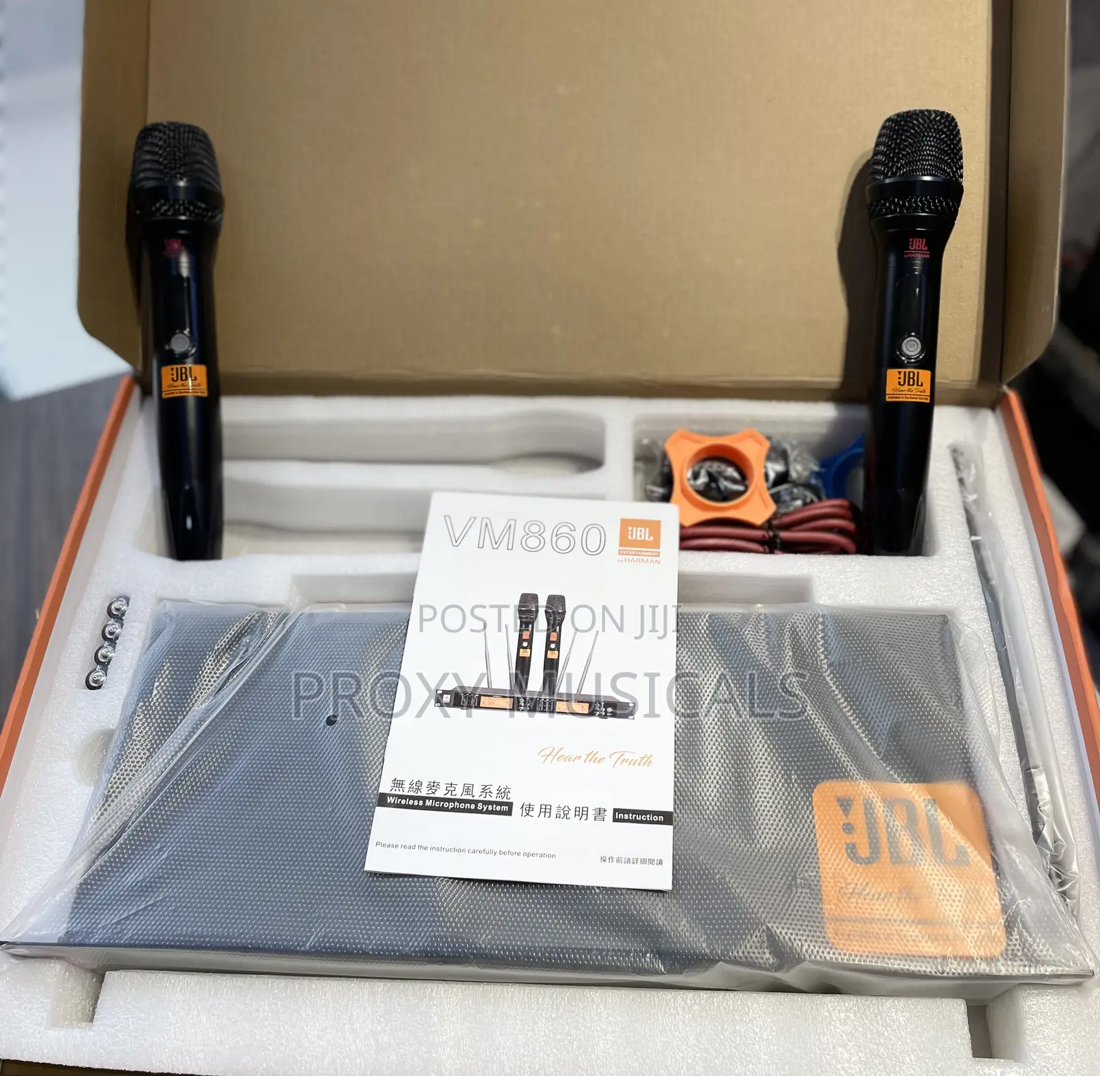 JBL Vm860 Wireless Professional Microphone System