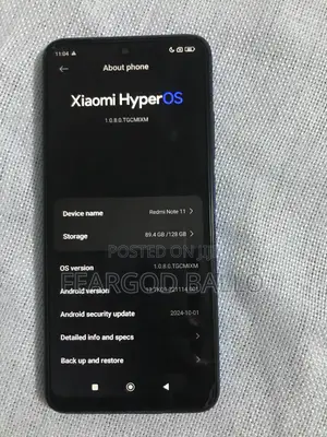 Xiaomi Redmi Note 11 Pro 128 GB Black