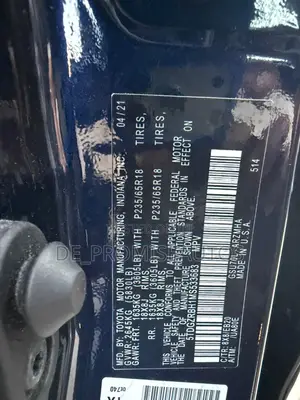 Toyota Highlander Platinum 2021 Blue
