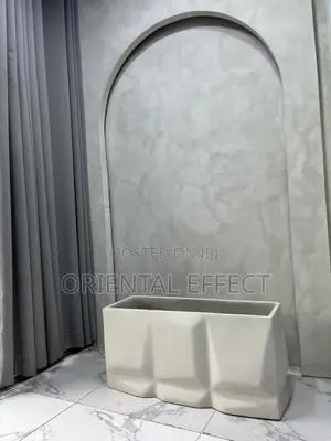 Off-White Medium Prism Trough Pot | Indoor Planters Nigeria