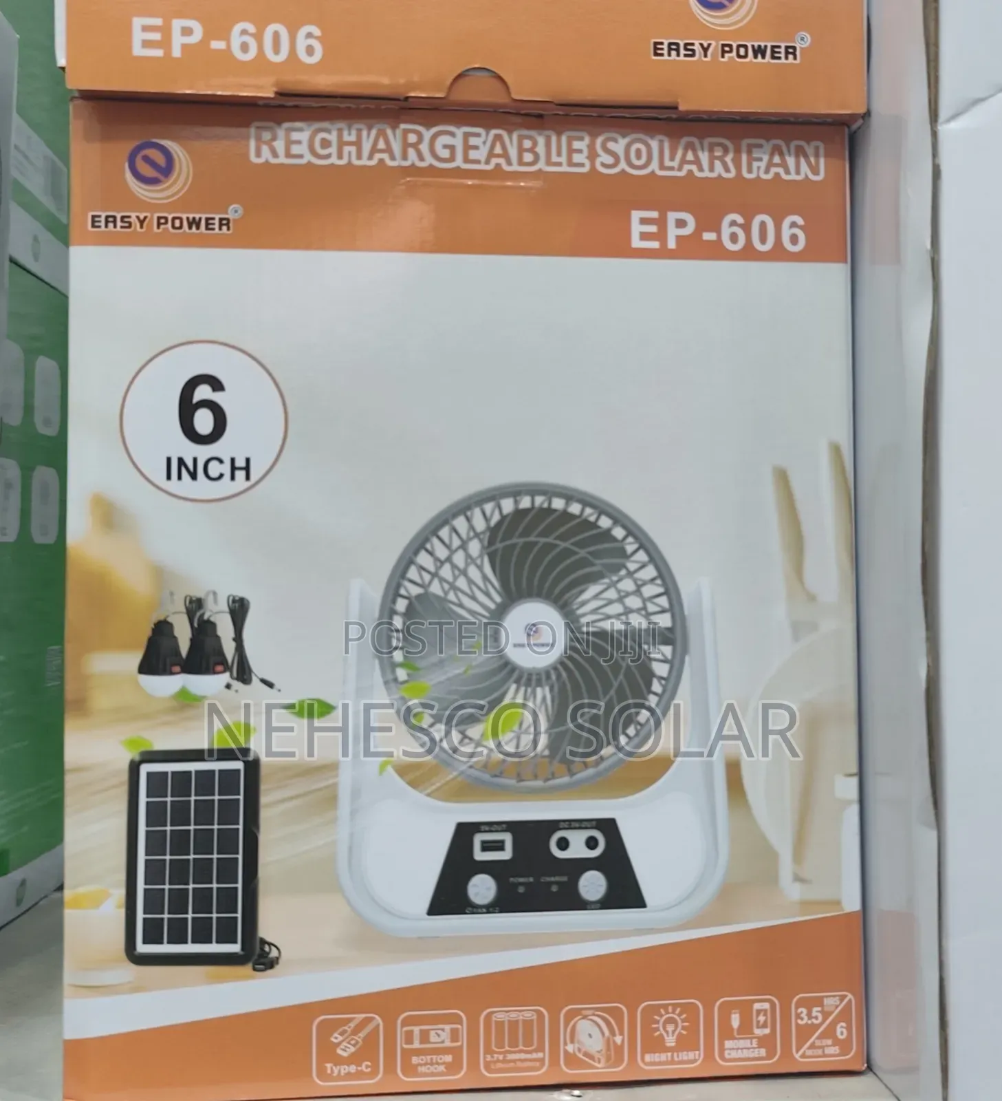 Easy Power Solar Fan