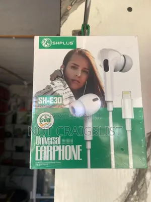 Sh Plus Lightning Earphones for iPhone | Quality Wired Headset