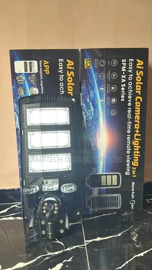 5g Ai Solar Camera + Lighting 2-in-1 System