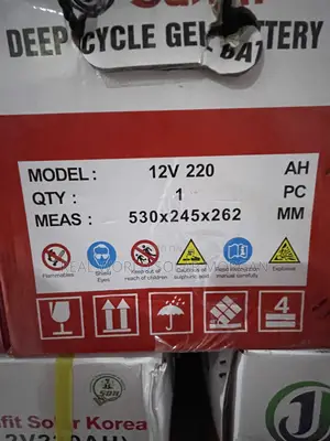 220ah 12v Sunfit Gel Battery