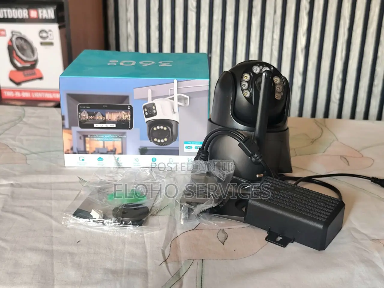 360 Automatic CCTV Camera With Memory Card Slot