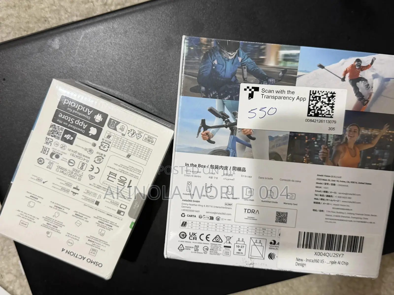 Brand New X5 Insta360