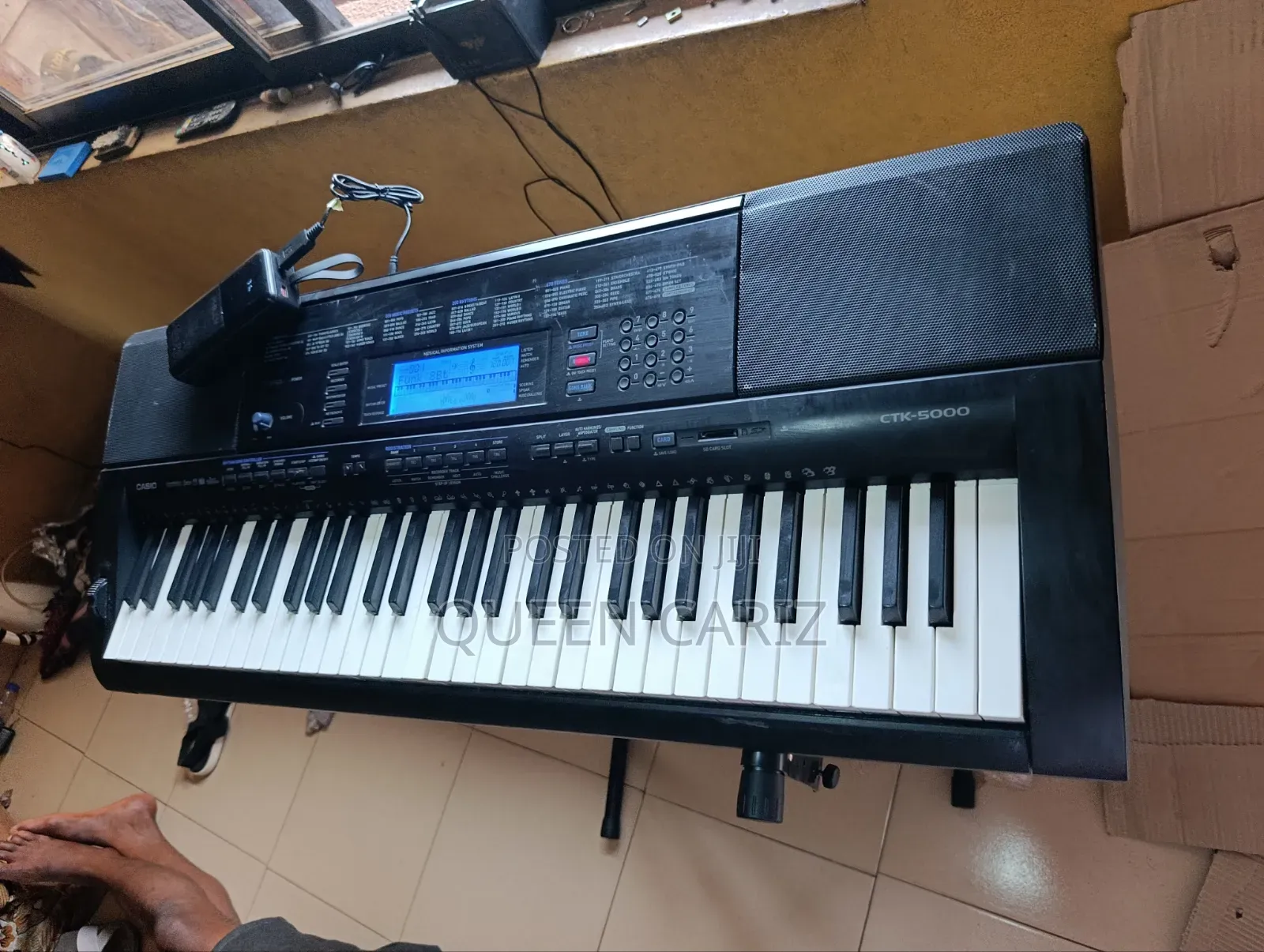 Uk Used Casio Ctk5000 With Transpose Split Dual Pitchbend Sd Card For