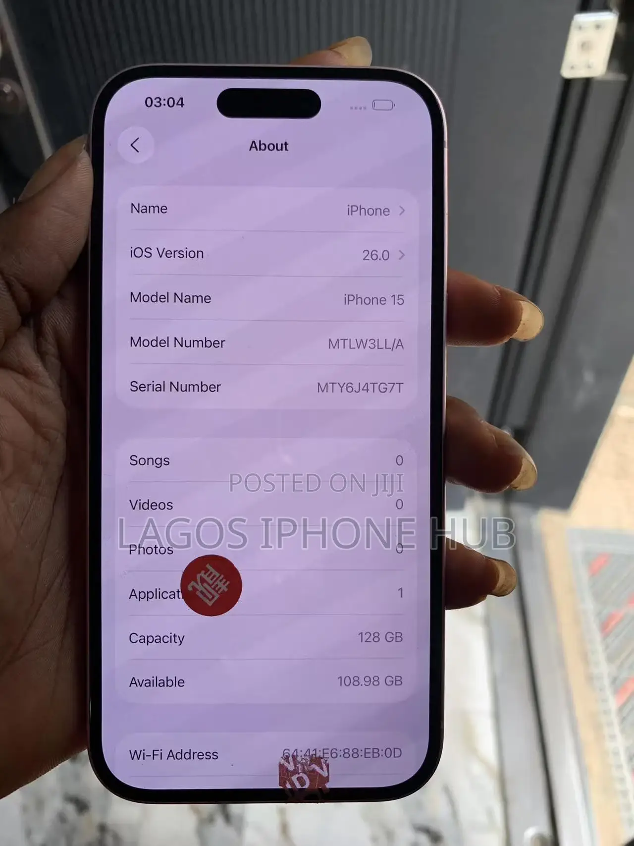 Apple iPhone 15 128 GB Pink