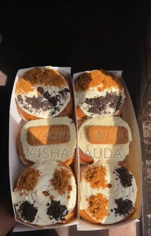 Custom Cakes, Meat Pie, Doughnuts Fresh Bakes Daily. Dm to Order