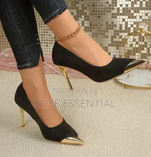 Brand New Black Pointed Toe Stiletto Heel