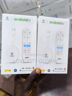 Zoku Android Tv Stick Z4 Hdmi Voice Remote Wifi Chromecast Built-In