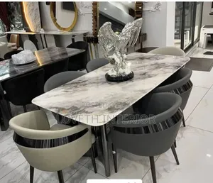Dining Table Marble Set With Chairs