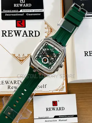 Reward Quality Men Rubber Strap Wristwatch