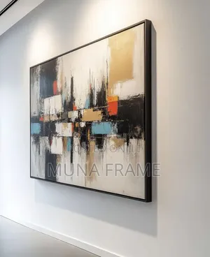 Abstract Wall Decor Colourful Art, Printed on Canvas
