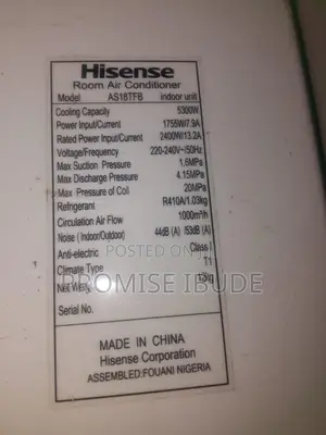 Hisense Split Air Conditioner 2hp Art Black Mirror