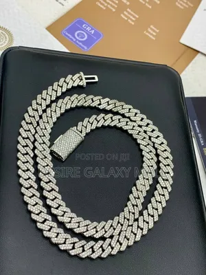 VVS Moissanite Diamond Justice Scale Pendant With Cuban Neckchain 