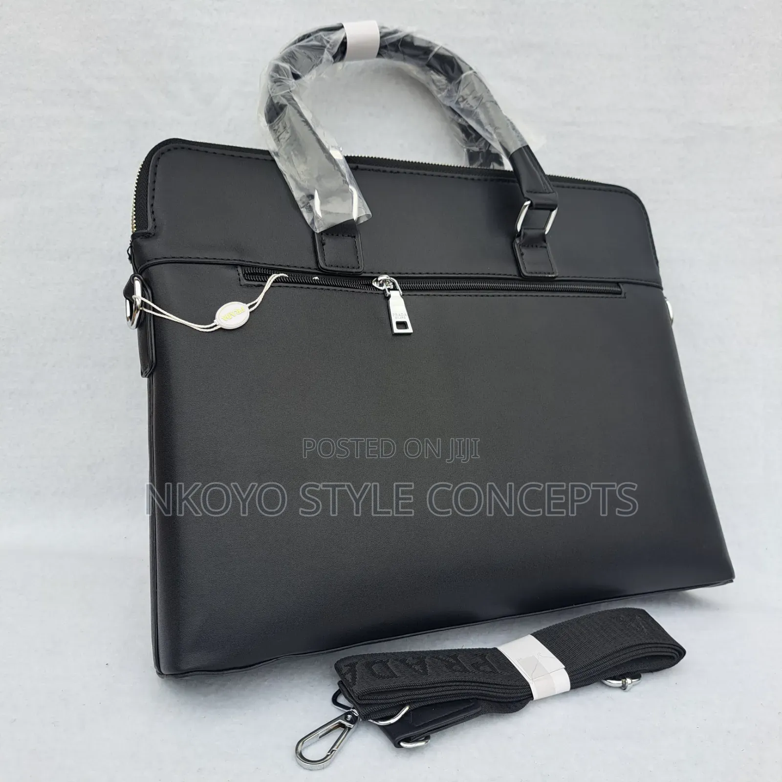 Black Prada Briefcase/Laptop Bag.